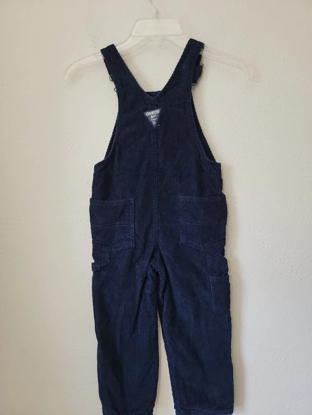 OshKosh B'gosh Dark Blue Corduroy Overalls 5T